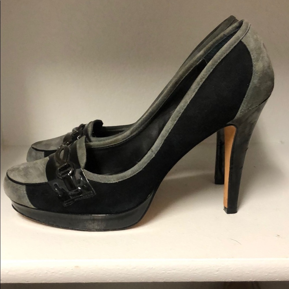 White House Black Market Suede Pumps.
